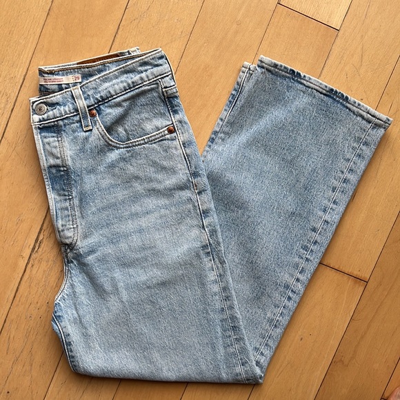 Levi’s Ribcage Straight Jeans Size 29 - Picture 3 of 8